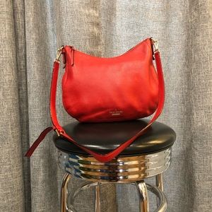Kate Spade red convertible crossbody bag
